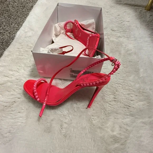 Christian Louboutin Vibrant Pink Heels - Picture 2 of 7